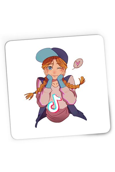 OEM Mousepad Gaming Dead by Daylight Meg Tiktok Horror, 21x19 cm