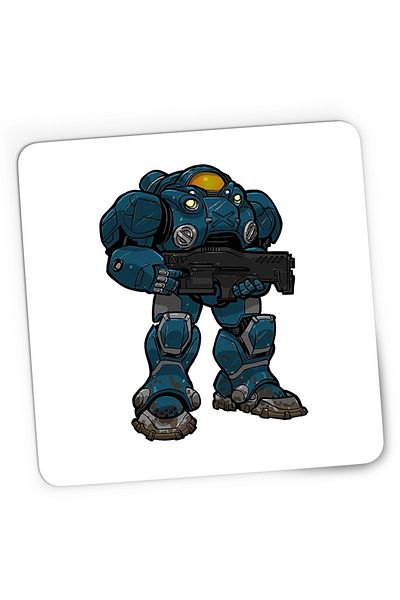 OEM Mousepad Gaming StarCraft 2 Terran Unit Out With It, 21x19 cm