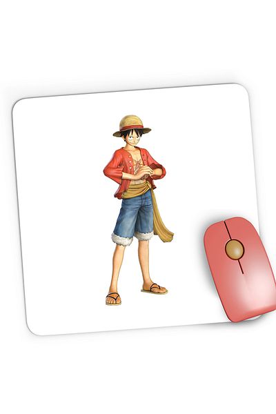 OEM Mousepad Gaming Eiichiro Oda Monkey D Luffy One Piece Captain, 21x19 cm
