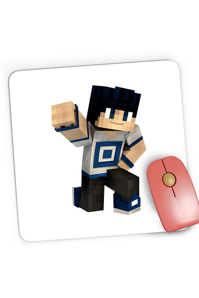 OEM Mousepad Gaming Skin Blue Lagoon Minecraft, 21x19 cm