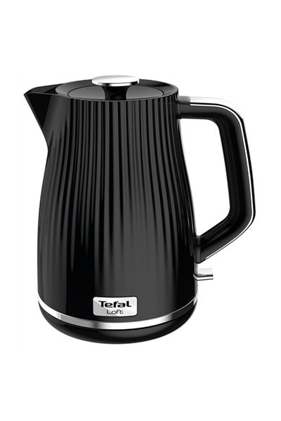 TEFAL | Fierbător electric KO250830 | 2400 W | 1,7 L | Plastic | Bază rotativă la 360° | Negru