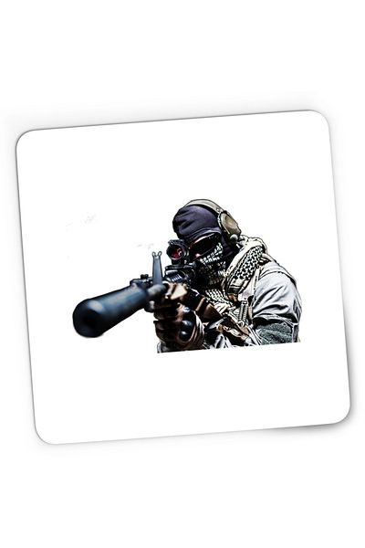OEM Mousepad Gaming Call of Duty Sniper War Army, 21x19 cm