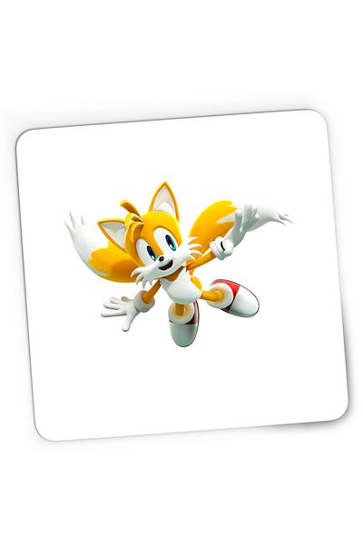 OEM Mousepad Gaming Sonic Chaos Tails Doctor Eggman, 21x19 cm