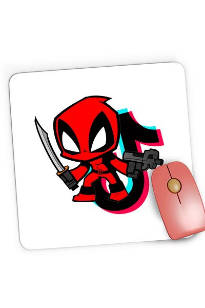 OEM Mousepad Gaming Deadpool Baby Ninja Tiktok, 21x19 cm
