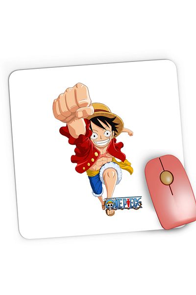 OEM Mousepad Gaming One Piece Monkey D Luffy Palarie Paie Anime, 21x19 cm