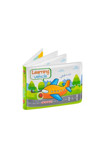 Bocioland Educational book for babies, Learning vehicle, 8 pages