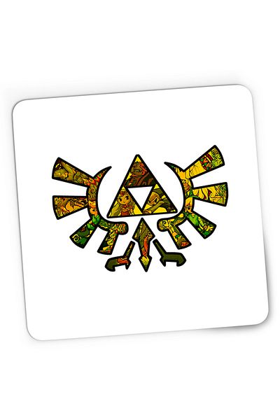 OEM Mousepad Gaming Legend of Zelda Logo Mozaic Breath Sky, 21x19 cm