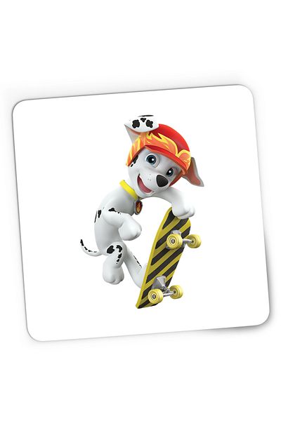 OEM Mousepad Gaming Paw Patrol Marshal Skateboard Dalmatian, 21x19 cm