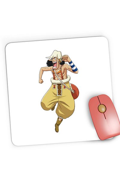 OEM Mousepad Gaming Usopp One Piece Pirat Vagabond Rebel Anime, 21x19 cm