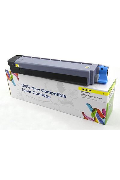 CARTRIDGE WEB Toner Cartridge Web Yellow OKI C8600/C8800 zamiennik 43487709