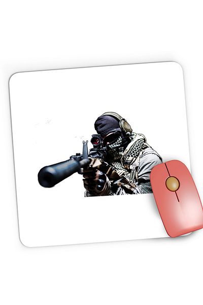 OEM Mousepad Gaming Call of Duty Sniper War Army, 21x19 cm