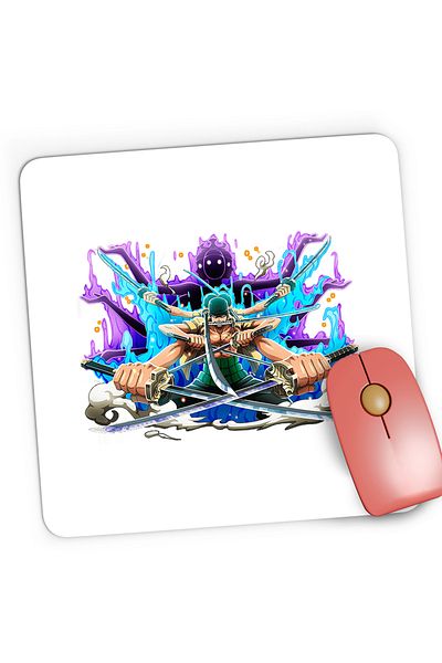 OEM Mousepad Gaming One Piece Roronoa Zoro Ninja Pirat, 21x19 cm
