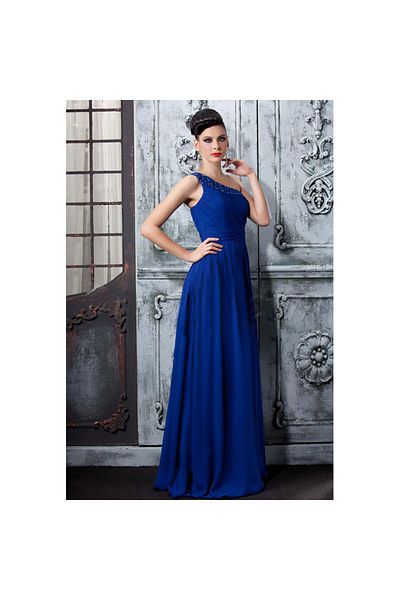 OEM Rochie de seara cu un umar Royal Blue
