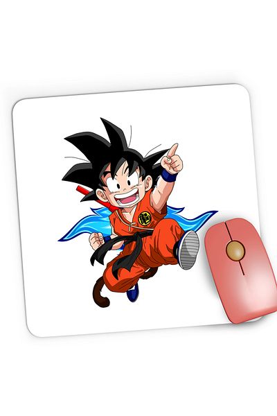 OEM Mousepad Gaming Valentines Day Dragon Ball Z Son Goku Anime, 21x19 cm