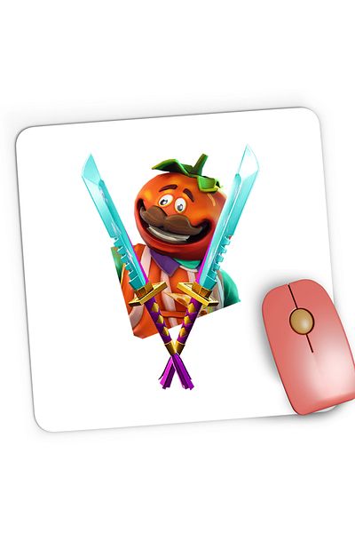OEM Mousepad Gaming Tomato Fortnite Light Knives Epic Blades, 21x19 cm