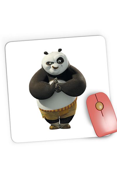 OEM Mousepad Gaming Kung Fu Panda Po Dojo Aikido, 21x19 cm