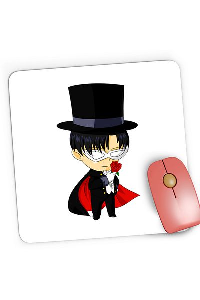 OEM Mousepad Gaming Tuxedo Mask Valentines Day Dragobete, 21x19 cm