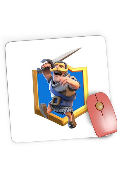 OEM Mousepad Gaming Knight Clash Royale Clans, 21x19 cm