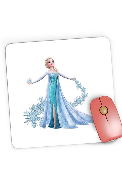 OEM Mousepad Gaming Frozen Elsa Kristoff Regina de Gheata, 21x19 cm