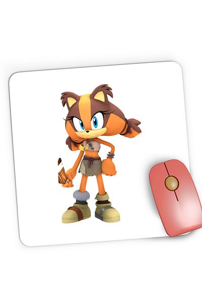 OEM Mousepad Gaming Sonic Sticks the Badger Energie, 21x19 cm