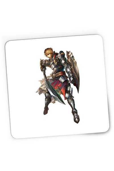 OEM Mousepad Gaming Lineage 2 Revolution Fan Art Weapon Game, 21x19 cm
