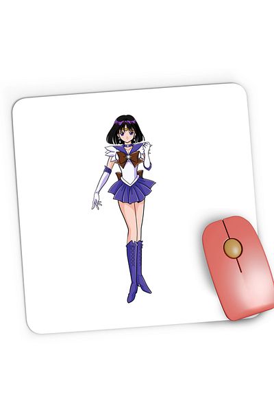 OEM Mousepad Gaming Sailor Moon Marte Manga Anime Girl, 21x19 cm