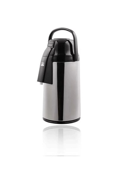 Generic Zojirushi Japanese pressure 3L tea thermos, chrome