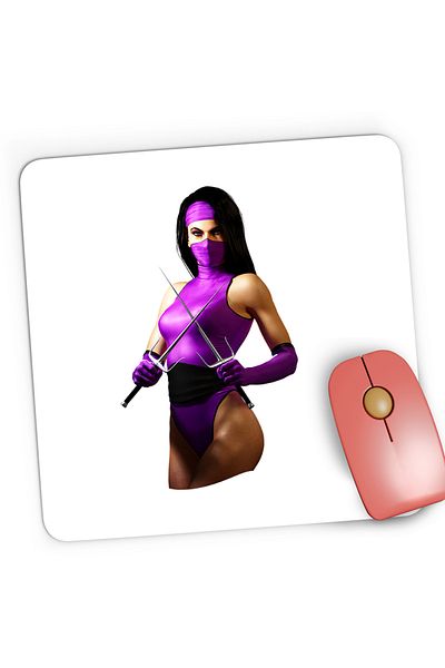 OEM Mousepad Gaming Mortal Kombat Mileena Kitana Ultimate Pumnal Battle, 21x19 cm