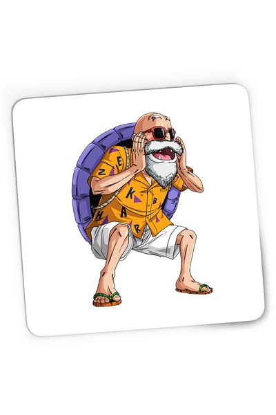 OEM Mousepad Gaming Dragon Ball Z Master Roshi Dascal Sensei Antrenor, 21x19 cm