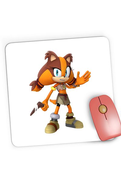 OEM Mousepad Gaming Sticks the Badger Sonic Rio Bumerang, 21x19 cm