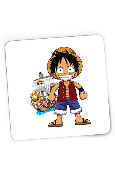 OEM Mousepad Gaming Straw Hat Pirates Palarie Paie Monkey Luffy One Piece, 21x19 cm