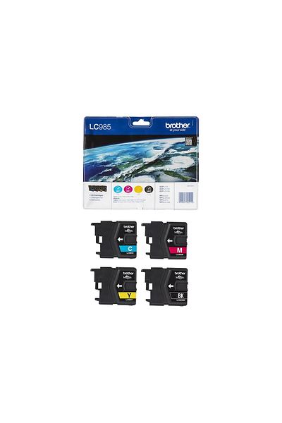 3D Brothers TIN Brother Tinte LC-985 Value Pack (BK/C/M/Y) | Brother