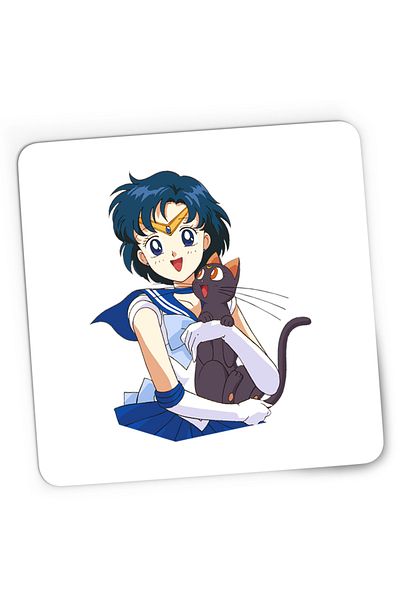 OEM Mousepad Gaming Sailor Moon Mercur Luna Happy Vibe, 21x19 cm