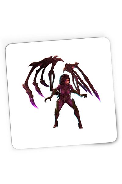 OEM Gaming Mousepad StarCraft 2 Sarah Black Widow Zerg Leader, 21x19 cm