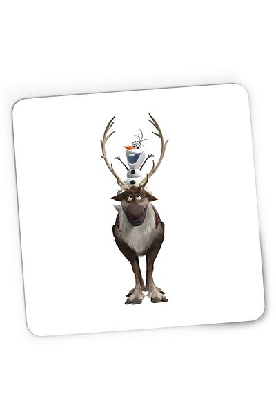 OEM Mousepad Gaming Disney Elsa Frozen Olaf Sven Desene, 21x19 cm