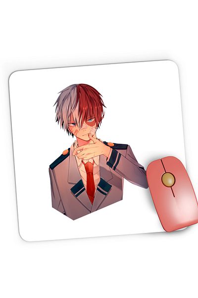 OEM Mousepad Gaming Todoroki Hero Academia Anime Manga, 21x19 cm