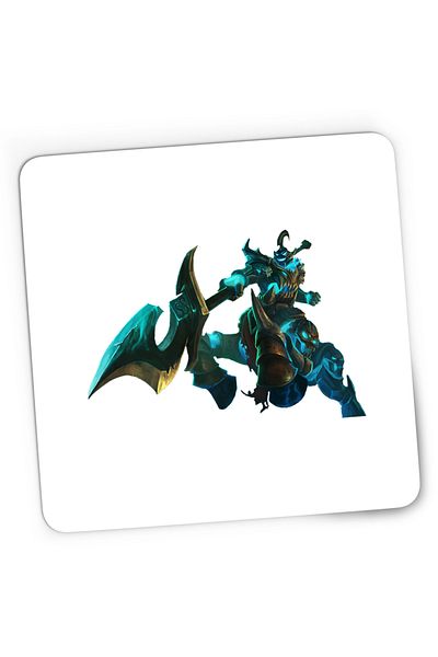 OEM Mousepad Gaming League of Legends Hecarim Dragon Centaur LoL, 21x19 cm