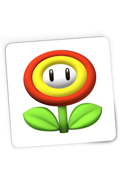 OEM Mousepad Gaming Super Mario Bros Floare 3D World, 21x19 cm