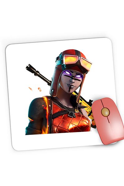 OEM Mousepad Gaming Blaze Skin Fortnite Scar, 21x19 cm