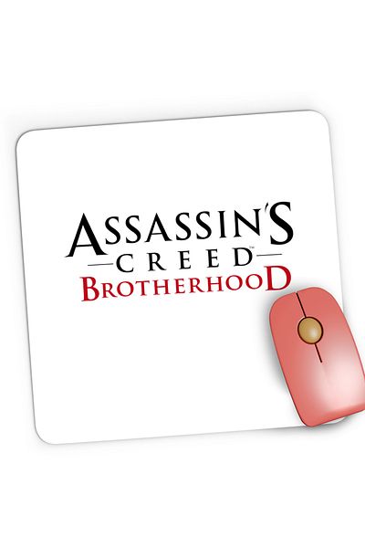 OEM Mousepad Gaming Assassin Creed Brotherhood Logo Fratie, 21x19 cm