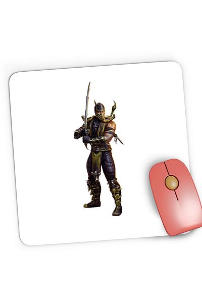 OEM Mousepad Gaming Mortal Kombat The Fighter Number One Sword Gamer, 21x19 cm