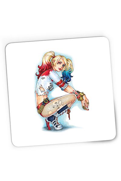 OEM Mousepad Gaming Joker Harley Quinn Bad Girl Rebel, 21x19 cm