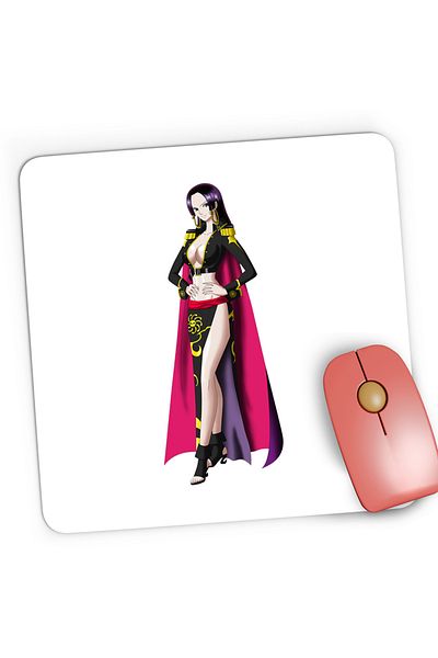 OEM Mousepad Gaming One Piece Anime Boa Hancock Capitan Marinar, 21x19 cm
