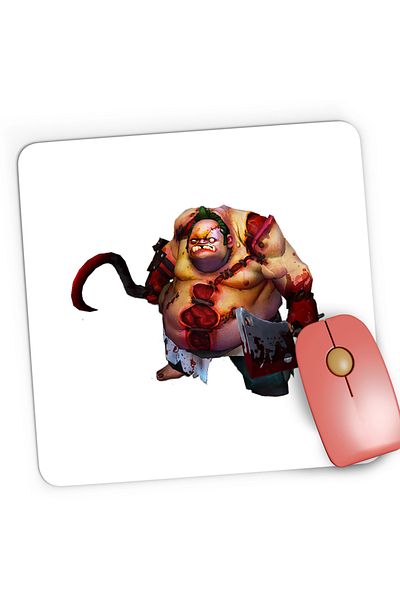 OEM Mousepad Gaming Dota 2 Pudge Macelar Hero Horror Halloween Dota2, 21x19 cm