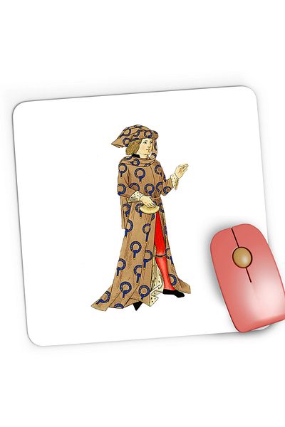OEM Mousepad Gaming Age of Empires Middle Ages Noble Costume, 21x19 cm