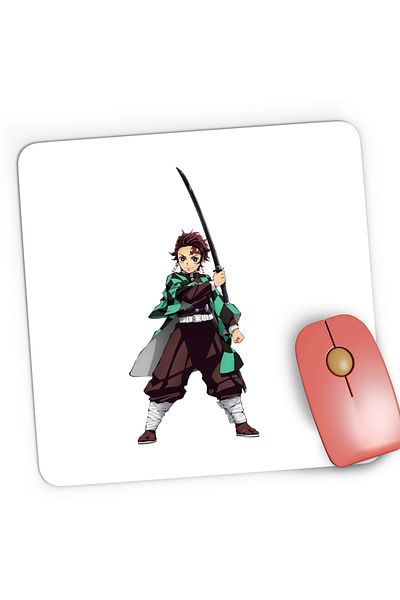 OEM Mousepad Gaming Demon Slayer Kamado Tanjiro Kimetsu no Yaiba, 21x19 cm