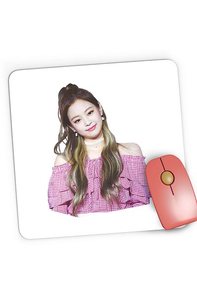 OEM Mousepad Gaming Blackpink Jennie Kim K-Pop Girl, 21x19 cm