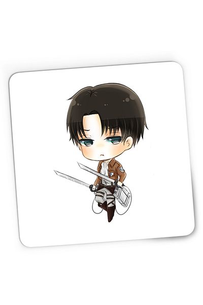 OEM Mousepad Gaming Captain Levi Attack on Titan AOT Bebe Anime, 21x19 cm