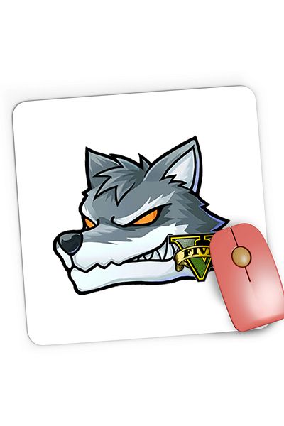 OEM Mousepad Gaming Wolf GTA5 CSGO, 21x19 cm