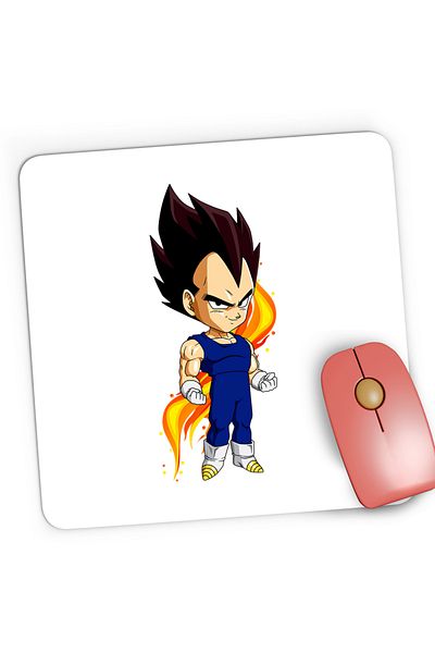 OEM Mousepad Gaming Dragon Ball Z Vegeta Valentines Day Gift Anime, 21x19 cm